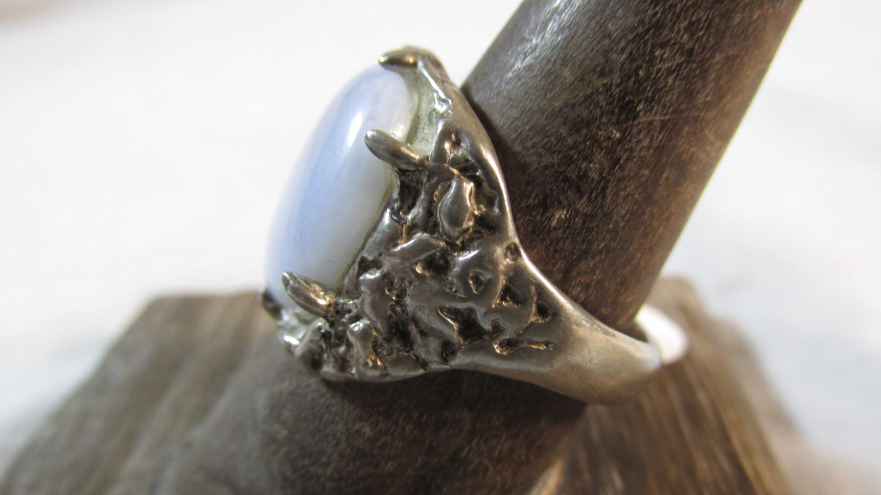 Ellensburg Blue Agate Ring