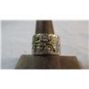 Image 1 : Designer Noy Li Sterling Silver 14k Floral Band Ring