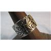 Image 5 : Designer Noy Li Sterling Silver 14k Floral Band Ring