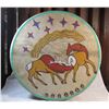 Image 1 : Painted Native American Hand Drum & Beater