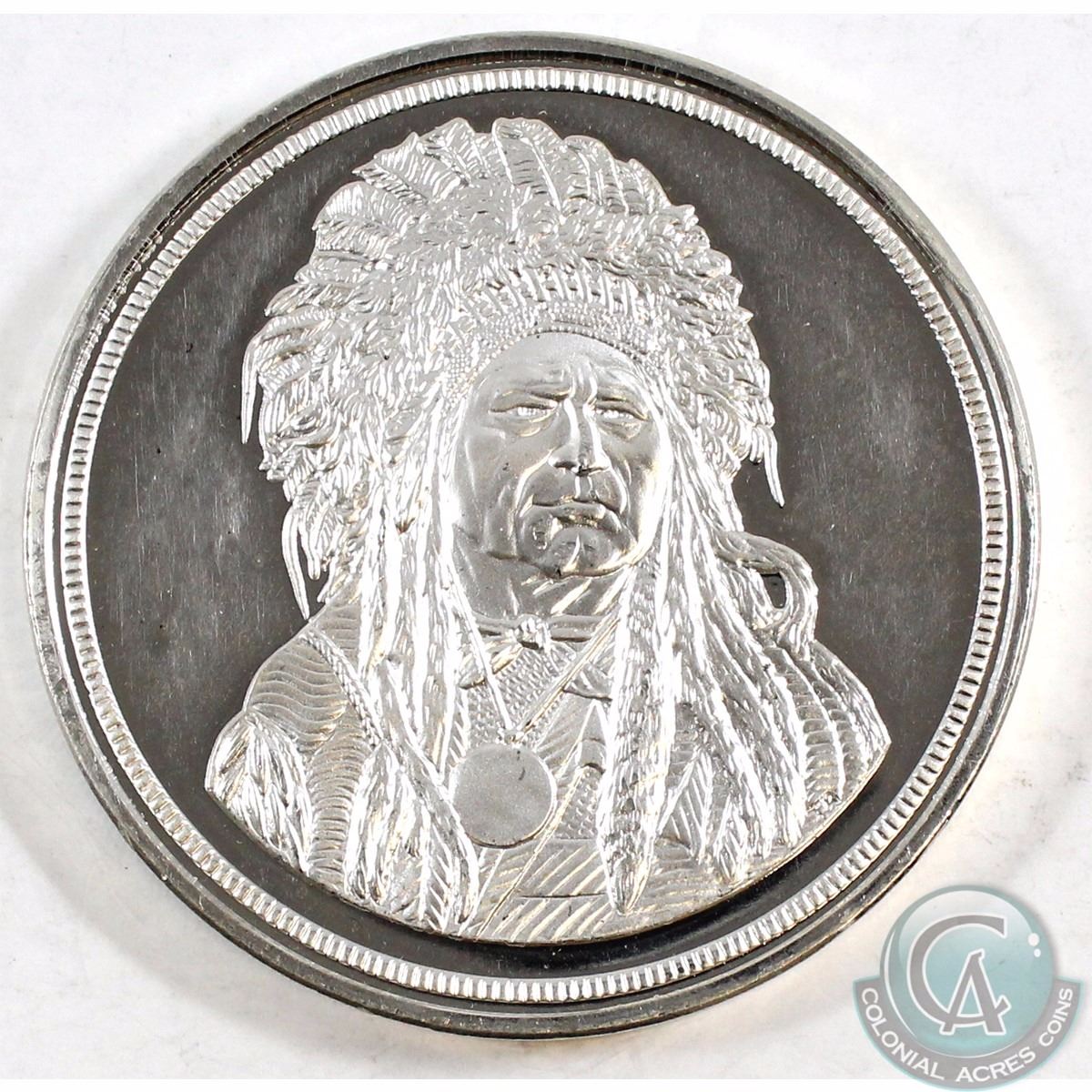 Chief Coin Rare 1985 Chattanooga Coin Company 'The Silver Chief' $50 Running ...