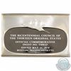 Image 2 : 1974 The Bicentennial Council of the Thirteen Original states Official Commemorative Ingot No. 3 Iss