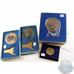 Lot of United States Medallion Lot. You will receive the following Medals, 2x 1969 Richard Nixon Ina