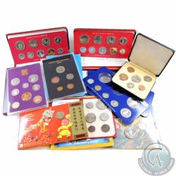 Estate Lot of Coins and Sets from Around the World. This lot includes: 1966 First Coinage of Uganda 