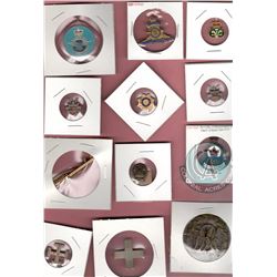 Militaria/Service Club (mostly Cdn) Lot of 27: view pictures closely for details