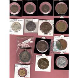 Canada Lot of 15 Medal/Medallions - Royal Visit/Coronation/Confederation:  view picture for details 
