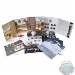 11x Royal Canadian mint Collector Card with coins. This lot includes the following: 2004-2010 3-coin