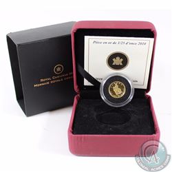 2010 Canada 50-cent RCMP 1/25th ounce gold Coin (TAX Exempt)