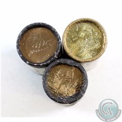 2004 Lucky, 2005 Terry Fox & 2016 Lucky Loon Special Wrapped Rolls of 25pcs. 3pcs