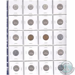 Estate Lot of 1937-1952 Canada 1-cent, 5-cent & 10-cent Collection. You will receive each dates betw