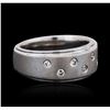 Image 2 : 14KT White Gold 0.35 ctw Diamond Ring