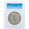 1928 $1 Peace Silver Dollar Coin ICG MS63