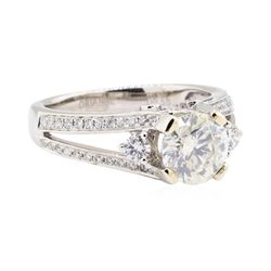 2.17 ctw Diamond Ring - 14KT White Gold