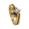 Image 4 : 0.30 ctw Diamond Ring - 14KT Yellow Gold