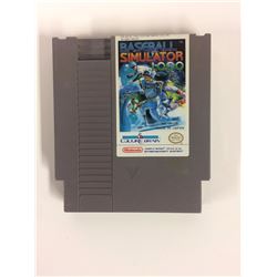 NINTENDO-'BASEBALL SIMULATOR 1.000'- VIDEO GAME Cartdrige-Loose -VTG-1989