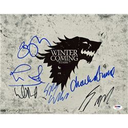 Game Of Thrones Cast (6) David Benioff Signed Authentic 11X14 Photo PSA