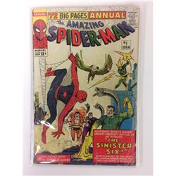 AMAZING SPIDER-MAN ANNUAL #1 -FIRST SINISTER SIX  -1964.