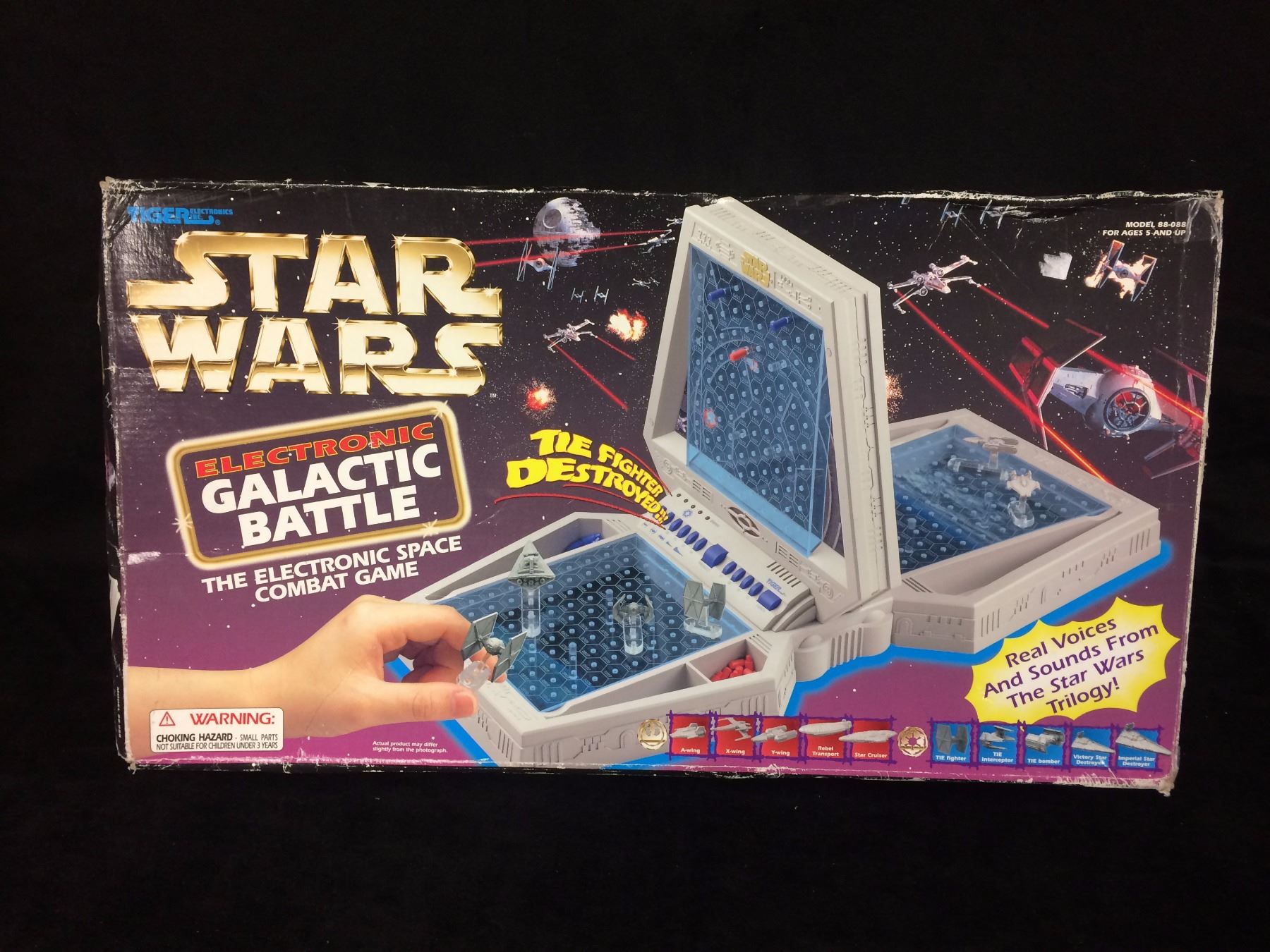 Star Wars Tiger Electronic Galactic Battle Space Combat Game Battleship 1997