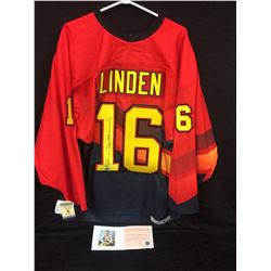 TREVOR LINDEN SIGNED CANUCKS JERSEY (AJ COA)