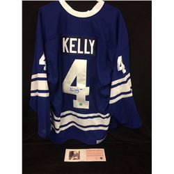 RED KELLY SIGNED MAPLE LEAFS HOCKEY JERSEY (SPORTS WORLD COA)