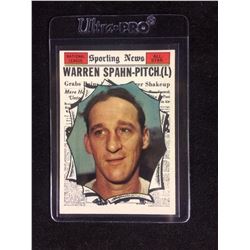 1961 Topps #589 Warren Spahn