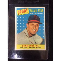 1958 Topps #476 Stan Musial AS