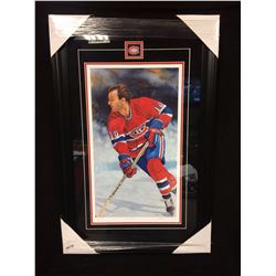 GUY LAFLEUR AUTOGRAPHED ARTIST PROOF PAINTING 10/10 (BY GLEN GREEN)