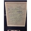 Image 3 : 1961-62 TORONTO MAPLE LEAFS TEAM SIGNED FRAMED COLLAGE W/ AUTHENTIC NEAR  MINT CARDS