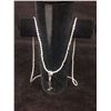 Image 1 : 925 SILVER NECKLACE W/ LARGE HAMMER PENDANT