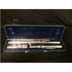 SILVER FLUTE IN HARD TRAVEL CASE
