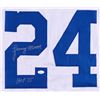 Image 2 : Lenny Moore Signed Colts Jersey Inscribed "HOF 75" (JSA COA)