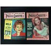 Image 1 : THE NATIONAL POLICE GAZETTE MAGAZINE LOT (LUCILLE BALL, RHONDA FLEMING COVERS)