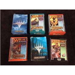 MAGIC THE GATHERING TRADING CARD DECKS (SWOOP, DECAY & MORE...)