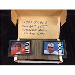 1985 TOPPS FOOTBALL CARDS SET (WARREN MOON ROOKIE)