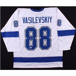 Andrei Vasilevskiy Signed Lightning Jersey (JSA)