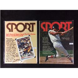 1970'S "SPORT" MAGAZINE LOT (McGEE COVER)