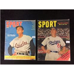 1950'S "SPORT" MAGAZINE LOT (RICHARDS, ALSTON COVERS)