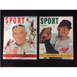 1950'S "SPORT" MAGAZINE LOT (HOLMAN, GARCIA COVERS)