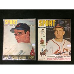 1940'S "SPORT" MAGAZINE LOT (BLACKWELL, SLAUGHTER COVER)