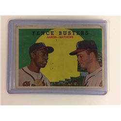 1959 Topps #212 Fence Busters