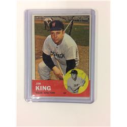 1963 Topps #176 Jim King