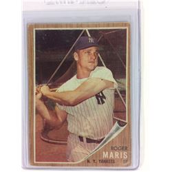 1962 Topps Roger Maris #1  Vintage Baseball Card