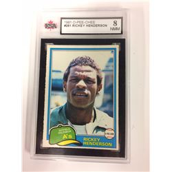 1981 O-PEE-CHEE #261 RICKEY HENDERSON (8 NMM) KSA