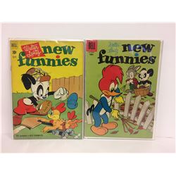 VINTAGE 1940'S NEW FUNNIES DELL COMICS LOT