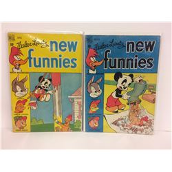 VINTAGE 1940'S NEW FUNNIES DELL COMICS LOT