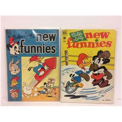 VINTAGE 1940'S NEW FUNNIES DELL COMICS LOT