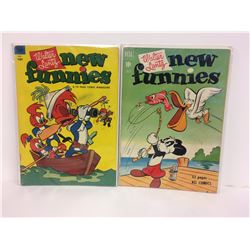 VINTAGE 1940'S NEW FUNNIES DELL COMICS LOT