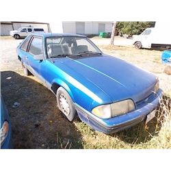 MUSTANG - 1987 - 4 CYLINDER - RUNNING