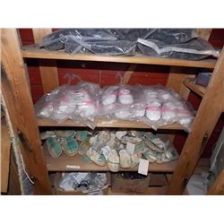 SHELF OF ASSORTED LITTLE GIRL SHOES -2 SHELVES TTL