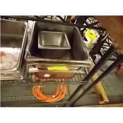 STAINLESS STEEL PANS - 4 TTL